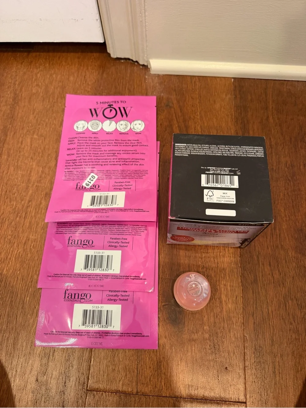 Fango Essenziali Purify Treatment Sheet Masks, Peter Thomas Roth firm, tacha lip